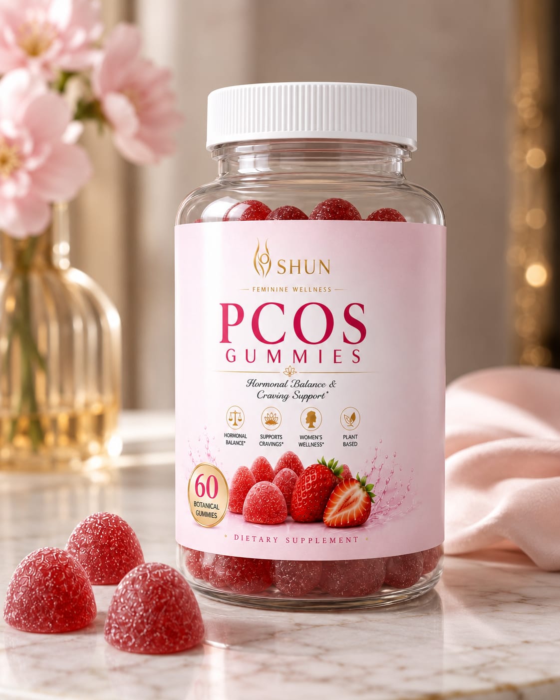 PCOS Gummies — Hormonal balance & craving support