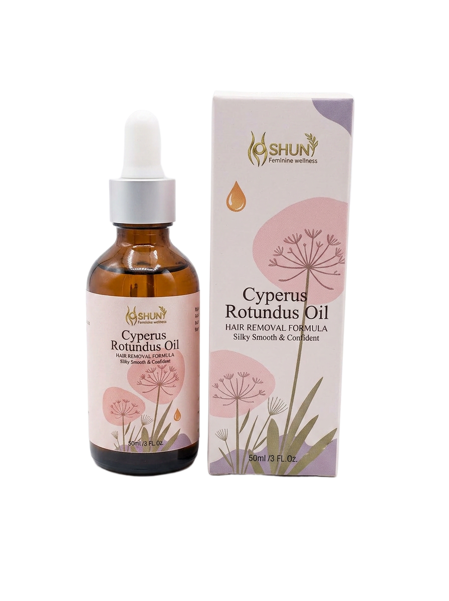 Cyperus Rotundus Hair Removal Oil — Hair removal formula · silky smooth & confident