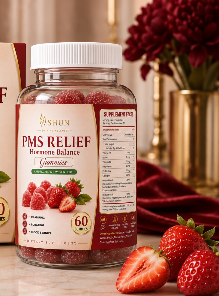 PMS Relief Gummies — Hormone balance · all-in-one relief