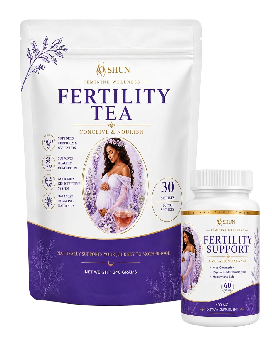 Women's Fertility Set — Fertility Tea & Fertility Support together